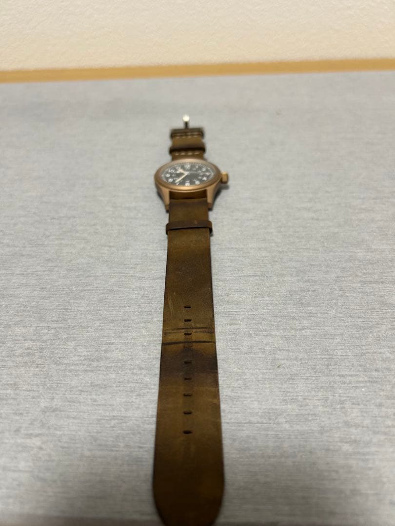 （美品）ハミルトンカーキーフィールド　ブロンズケース