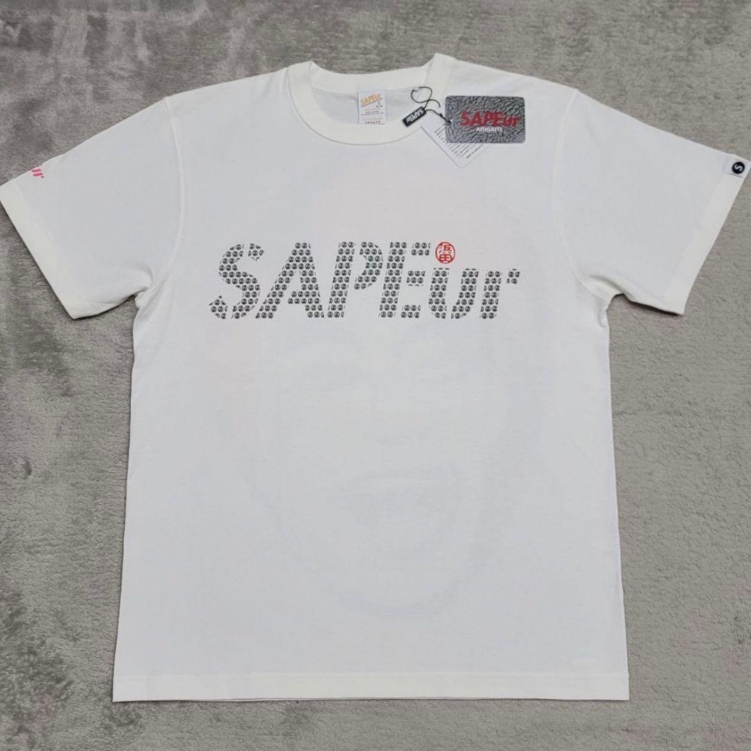 【新品・未開封】SAPEUR 浜田雅功 Tシャツ ホワイト CORALPINK