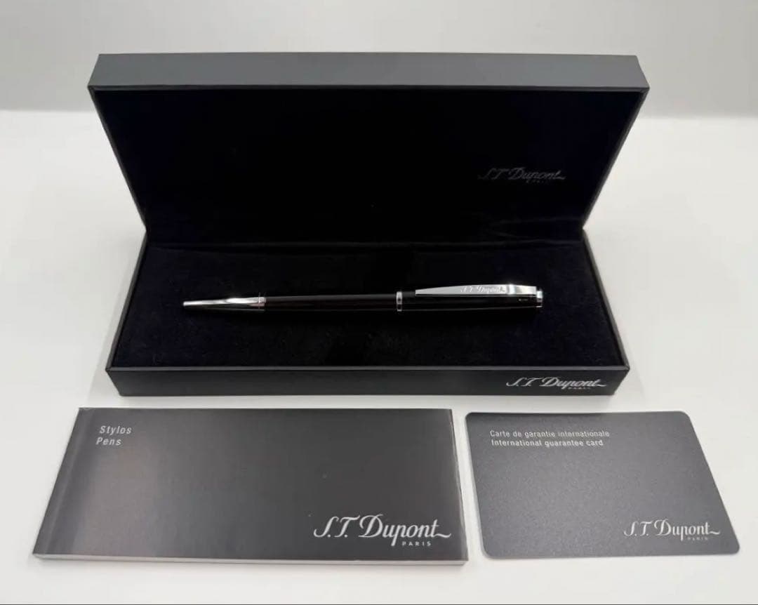 【未使用品】S.T.DUPONT ボールペン サン・ミッシェル ブラッ