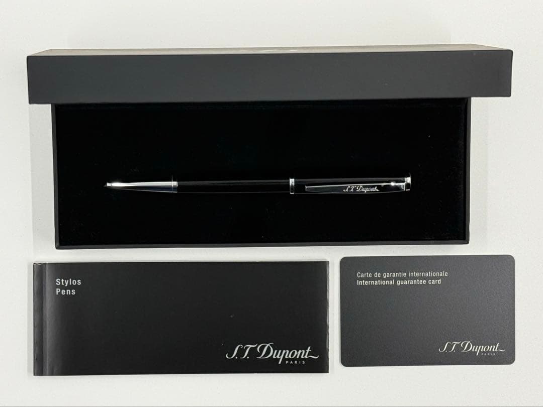 【未使用品】S.T.DUPONT ボールペン サン・ミッシェル ブラッ