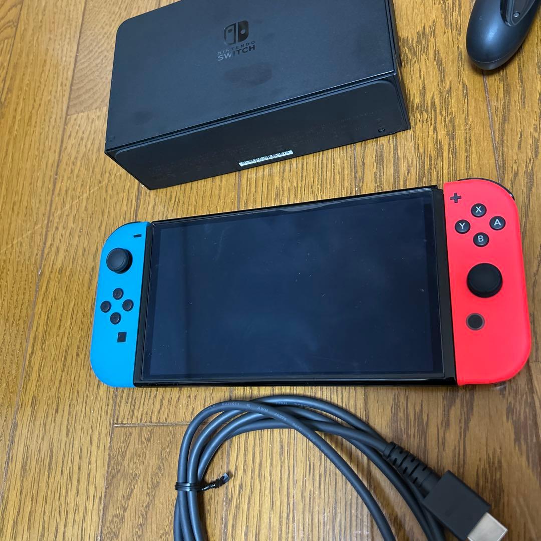 Nintendo Switch ネオンオレンジ/ブルー 本体 収納ポーチ付き