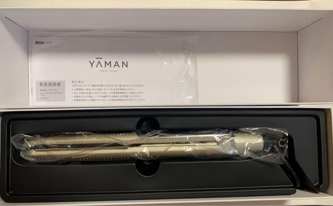 YAMAN スムースアイロンフォトイオン　プラス　（ゴールド）
