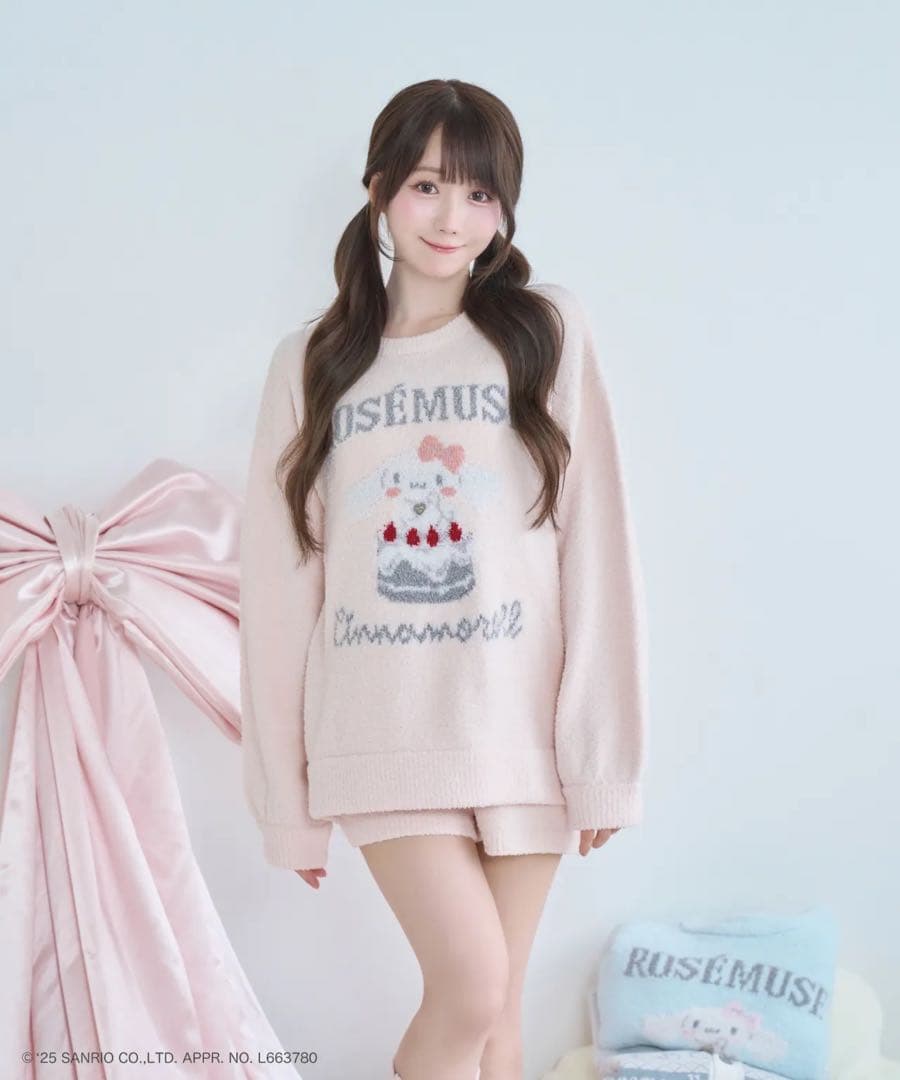 ルームウェア・パジャマ Cinnamoroll collab marshmallow knit set