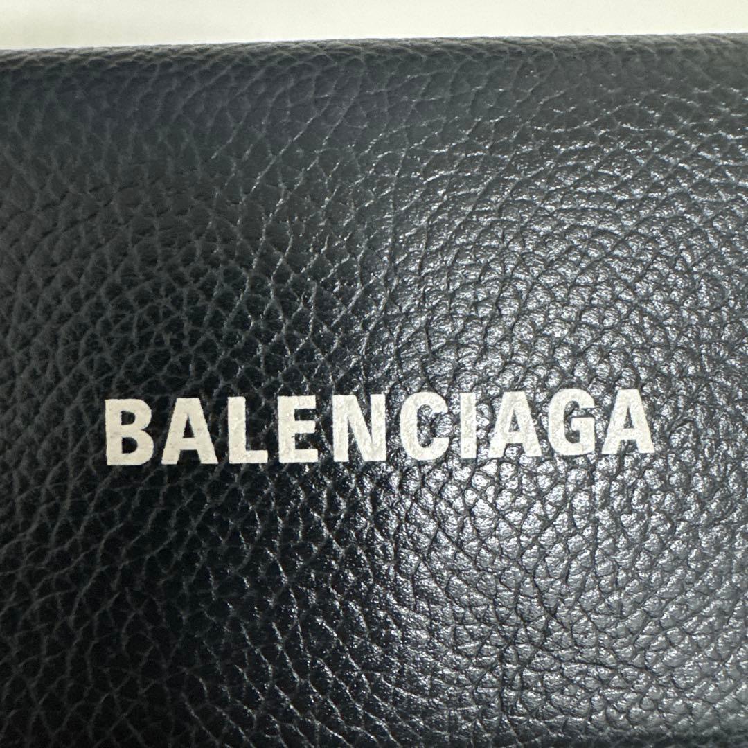 【中古】BALENCIAGA 6連キーケース ブラック　バレンシアガ