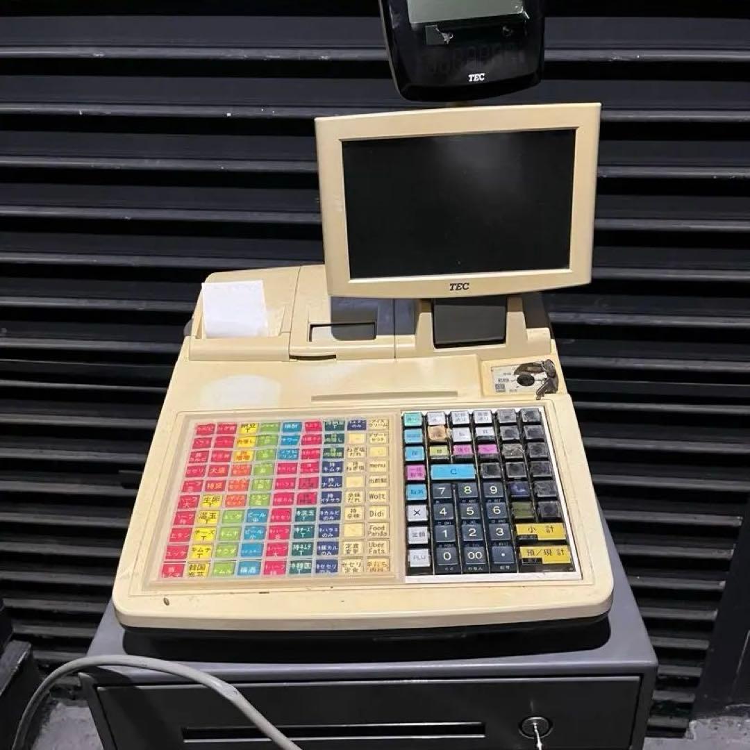部分購入OK！ TEC レジスター モニター付き