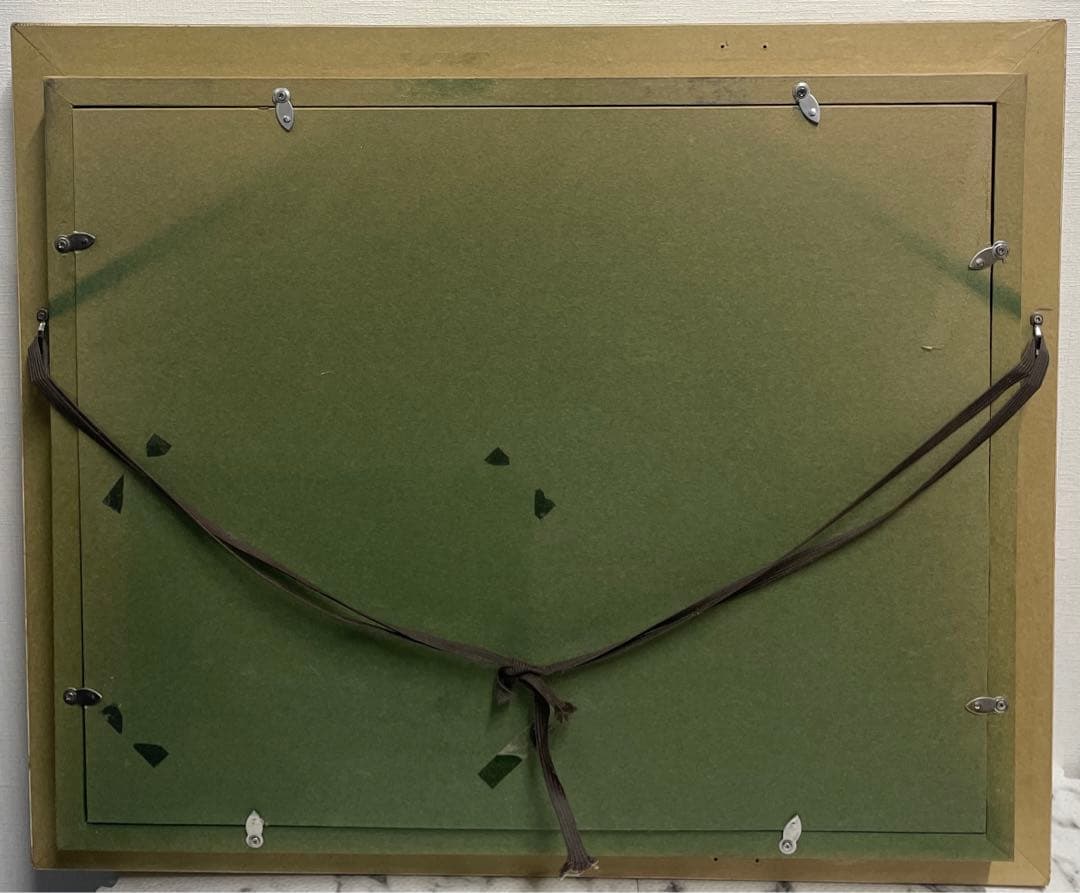 赤富士　百瀬善明 3D 立体画 風景画 絵画 日本画　富士山　盛り絵　美術品