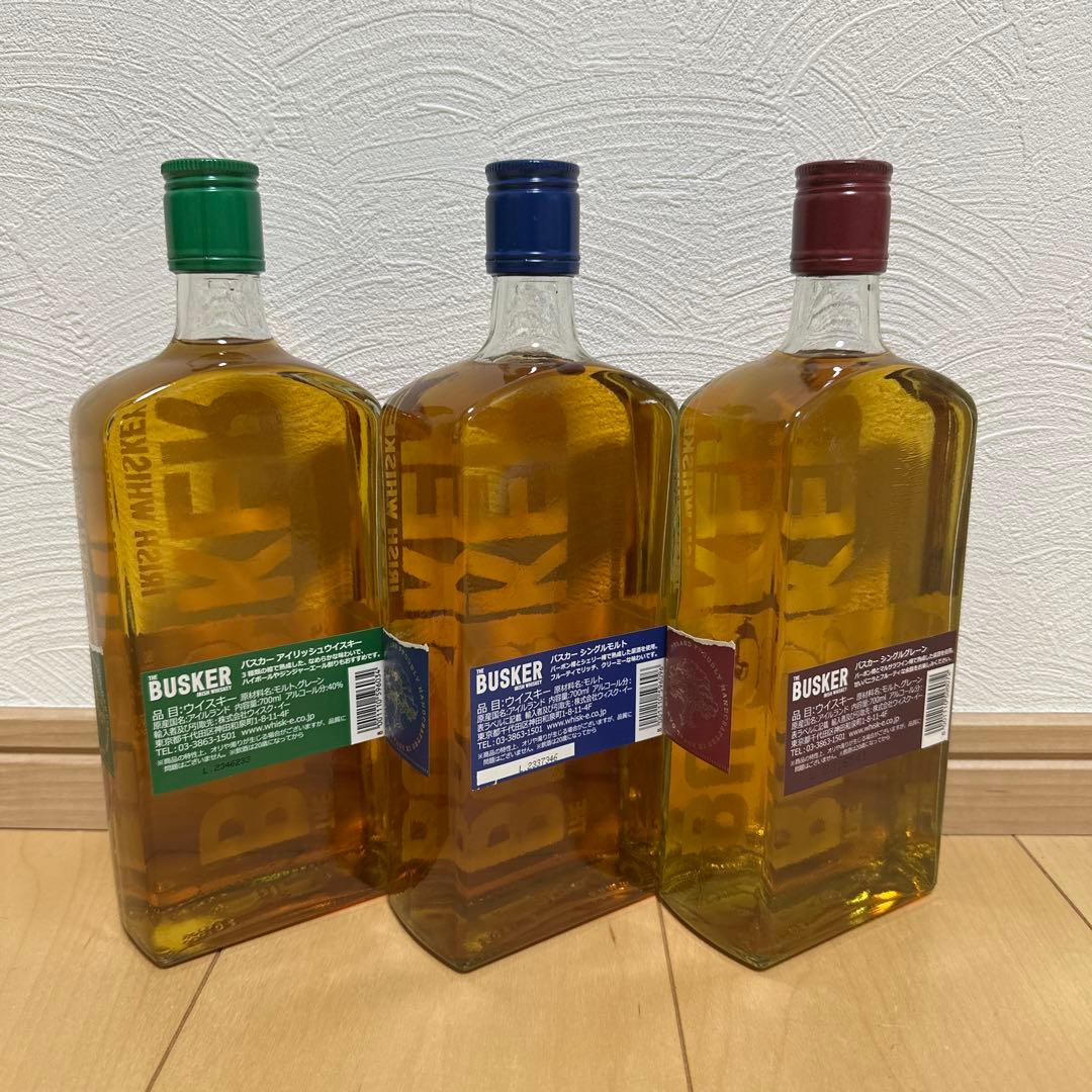 THE BUSKER ウイスキー 3種セット　旧ボトル