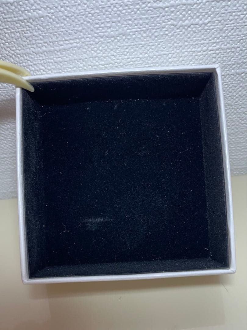 【もにょくろ】CHANEL ブラック リング クリスタル装飾　15号