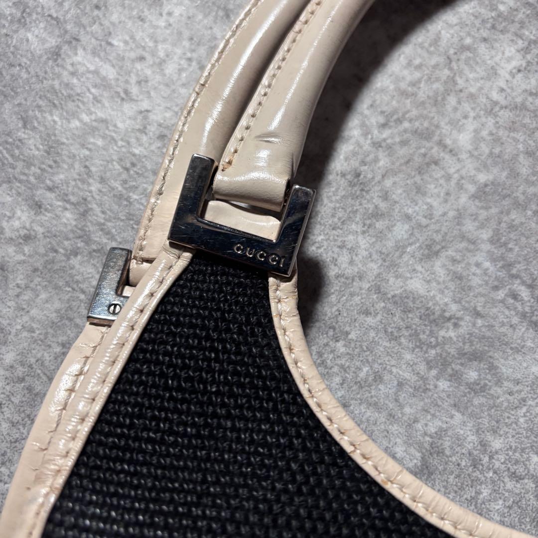 GUCCI グッチ ハンドバッグ ジャッキー ロゴ金具 レザー