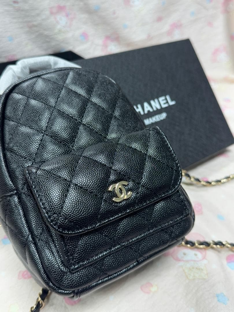 新品・ノベルティ ブラック レザー バックパック