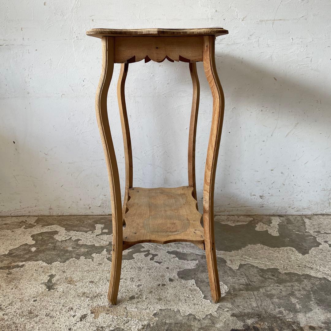 M'sビンテージ　サイドテーブル　フラワースタンド　花台　剥離