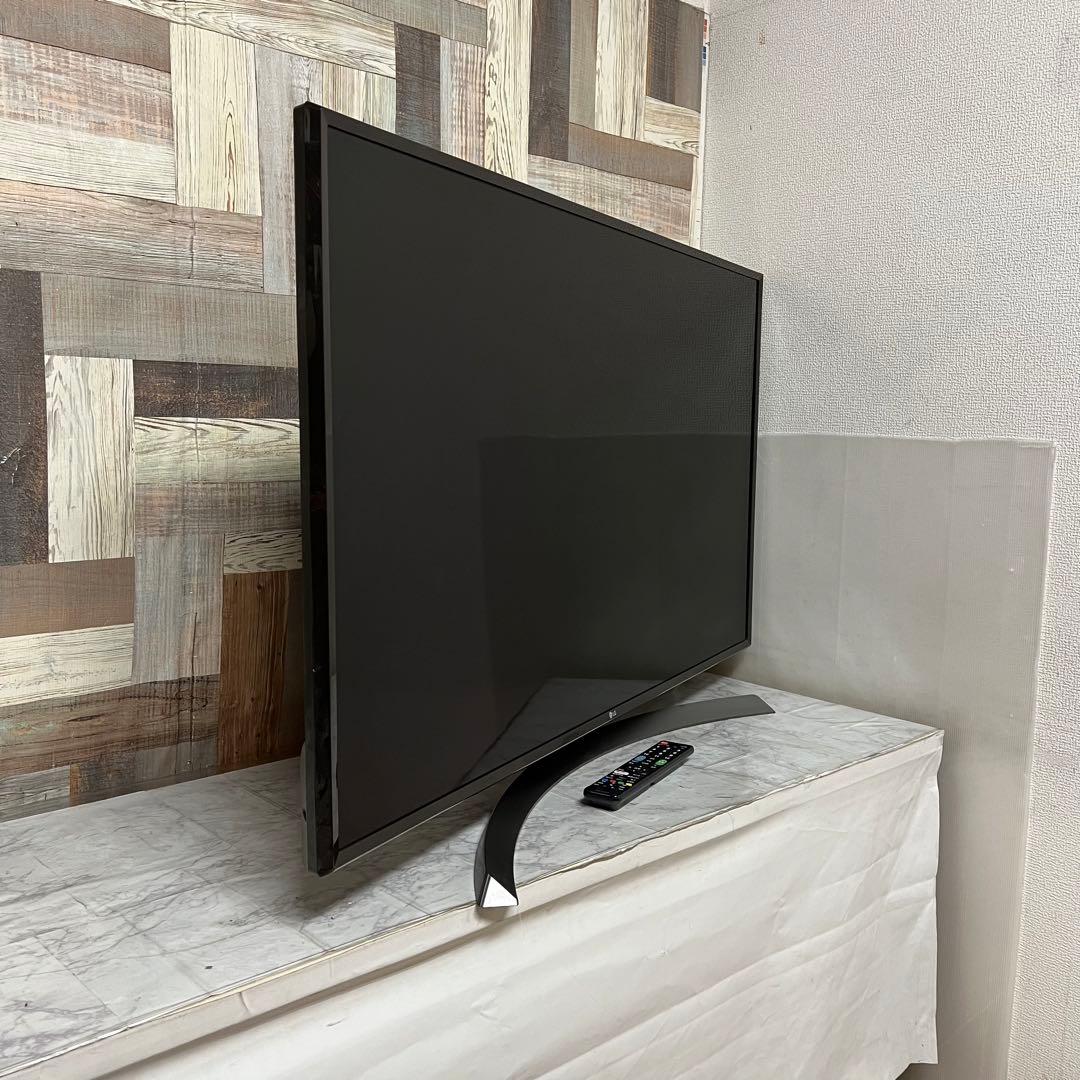 リクエスト価格。全国送料込LG49型4K液晶テレビ外付けHDD録画可能新品リモ付