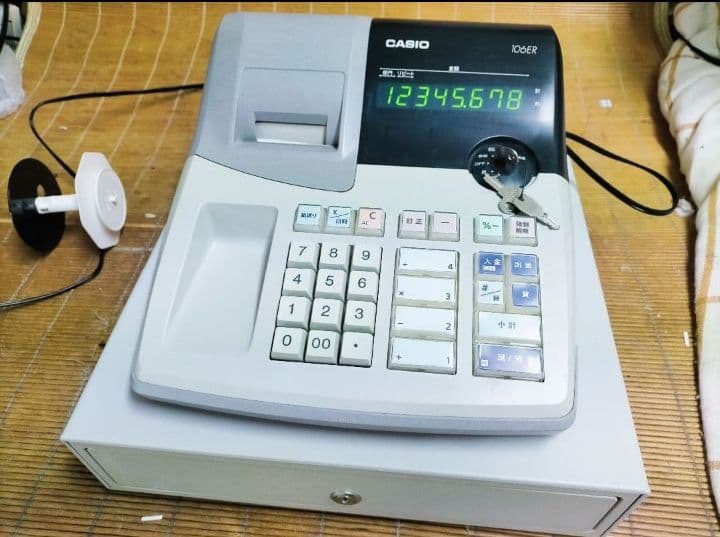 カシオレジスター　106ER　簡単便利特殊　送料込　925777