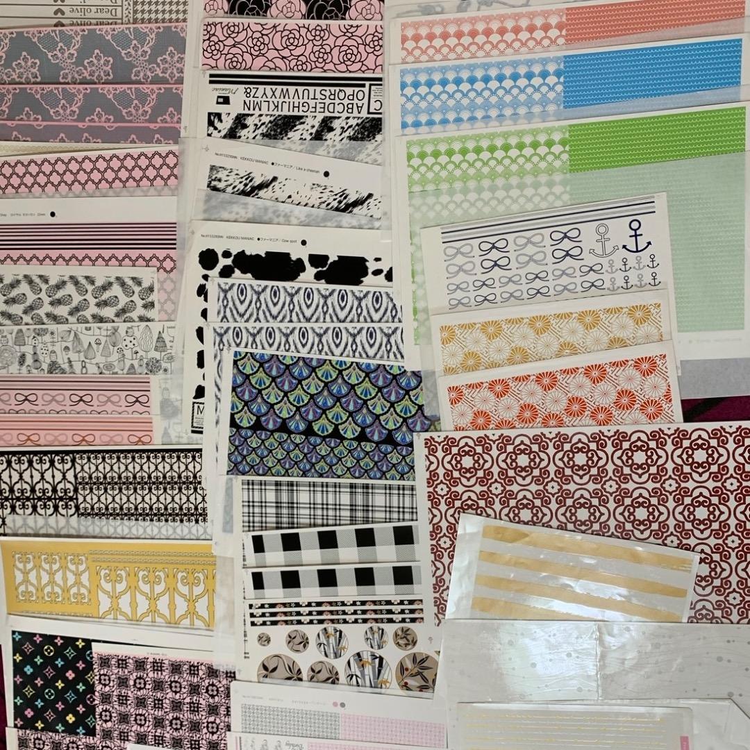 デザイン転写紙多数