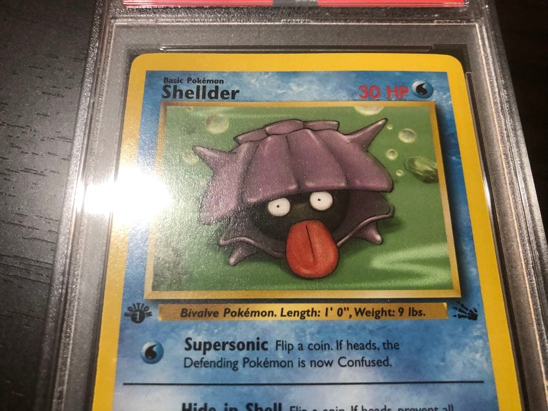 【PSA9】旧裏　シェルダー　SHELLDER 1ST　英語版　ポケモンカード