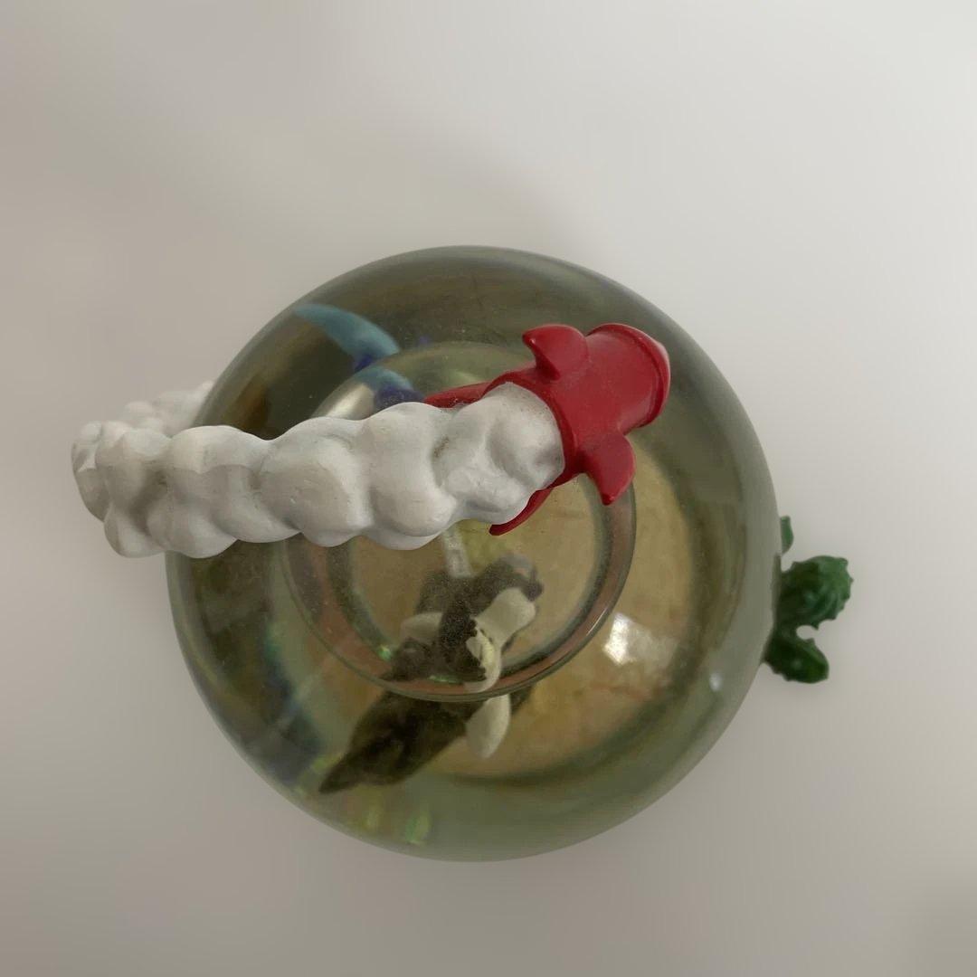 ワイリーコヨーテ ＆ ロードランナー　スノードーム　フィギュア