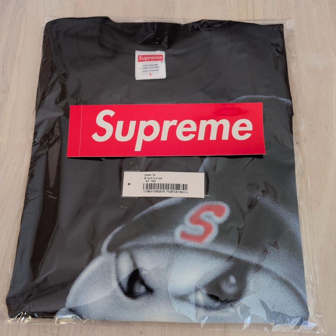 Supreme man Tee ブラック L