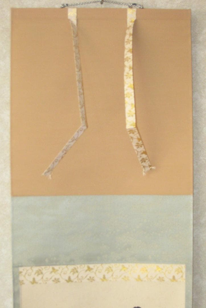 【真筆】茶掛け 茶掛　瀧◆大徳寺派 宗鏡禅寺 前大徳 雪尾要道　共箱・タトウ箱付