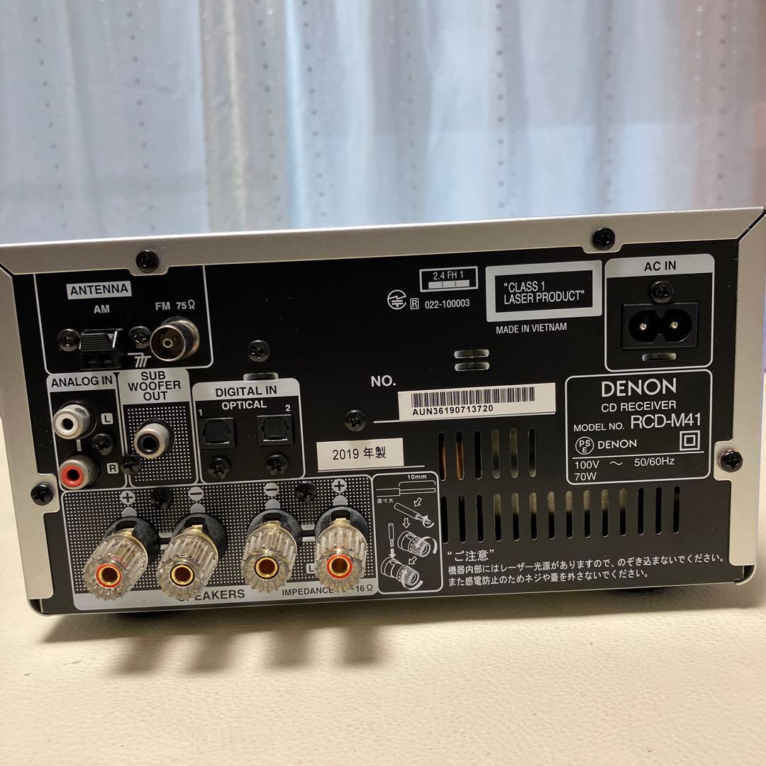 DENON CDレシーバー RCD-M41 動作品 2019年製