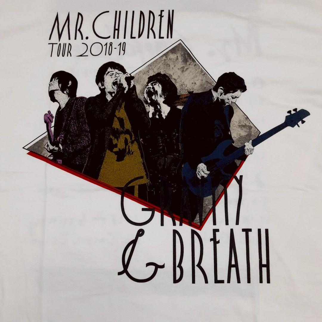 未使用品◎Mr.Children 重力と呼吸 LIVE Tシャツ 白 Lサイズ