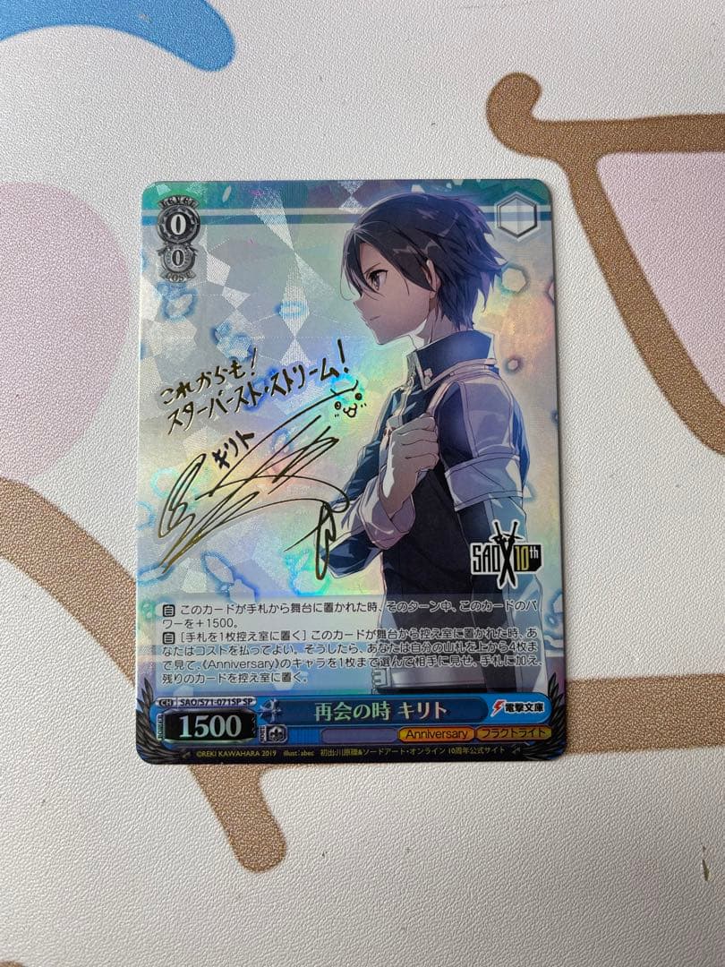 ヴァイスシュヴァルツ　再会の時　キリト　再会の時　アスナ