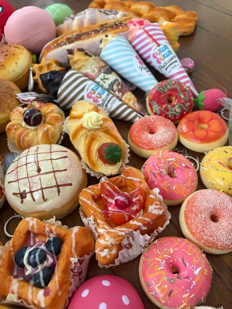 スイーツ型ストレスボールセット　スクィーズ