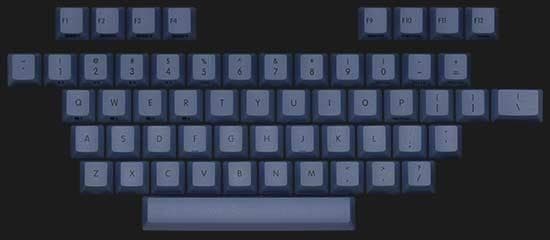 東プレ REALFORCE RC1 キーキャップ 英語配列 ダークブルー