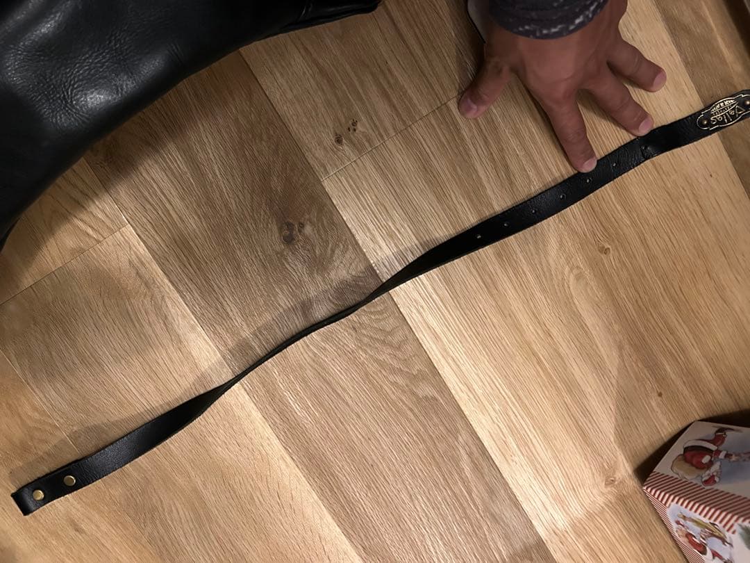 モーターロック　レザーショルダーバッグ