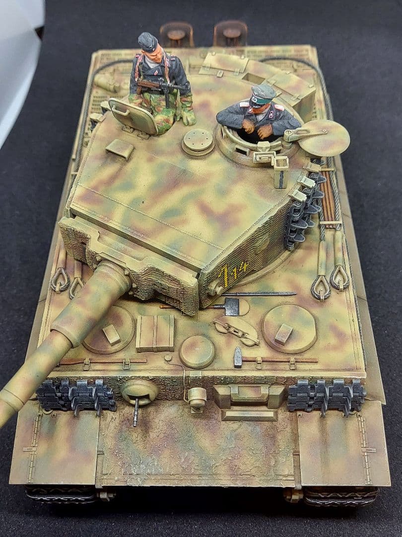 タミヤ 1/35 プラモデル ドイツ軍戦車 タイガーI後期型 完成品