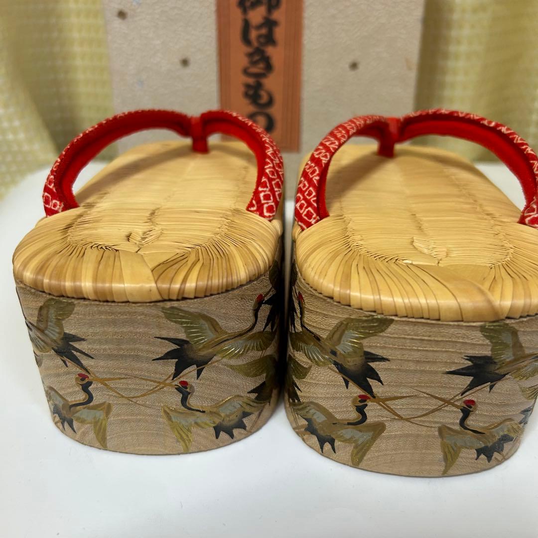 ぽっくり下駄 18cm 七五三　お正月　こっぽり　草履 特選　おこぼ　下駄