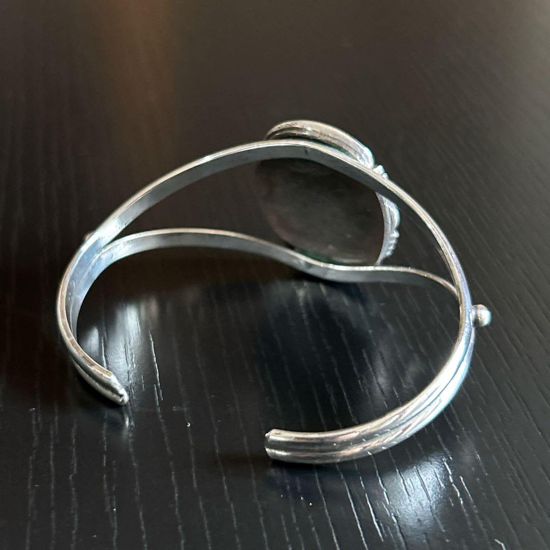 【smile】ターコイズ シルバーバングル