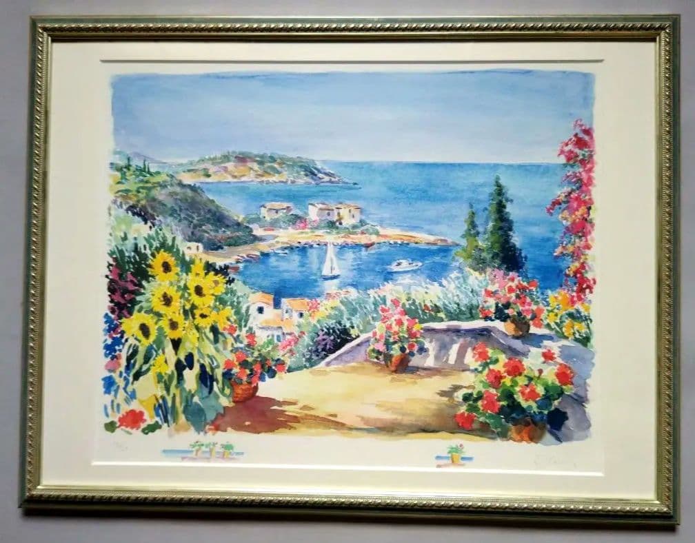 特価◯絵画 シルクスクリーン版画 額装品