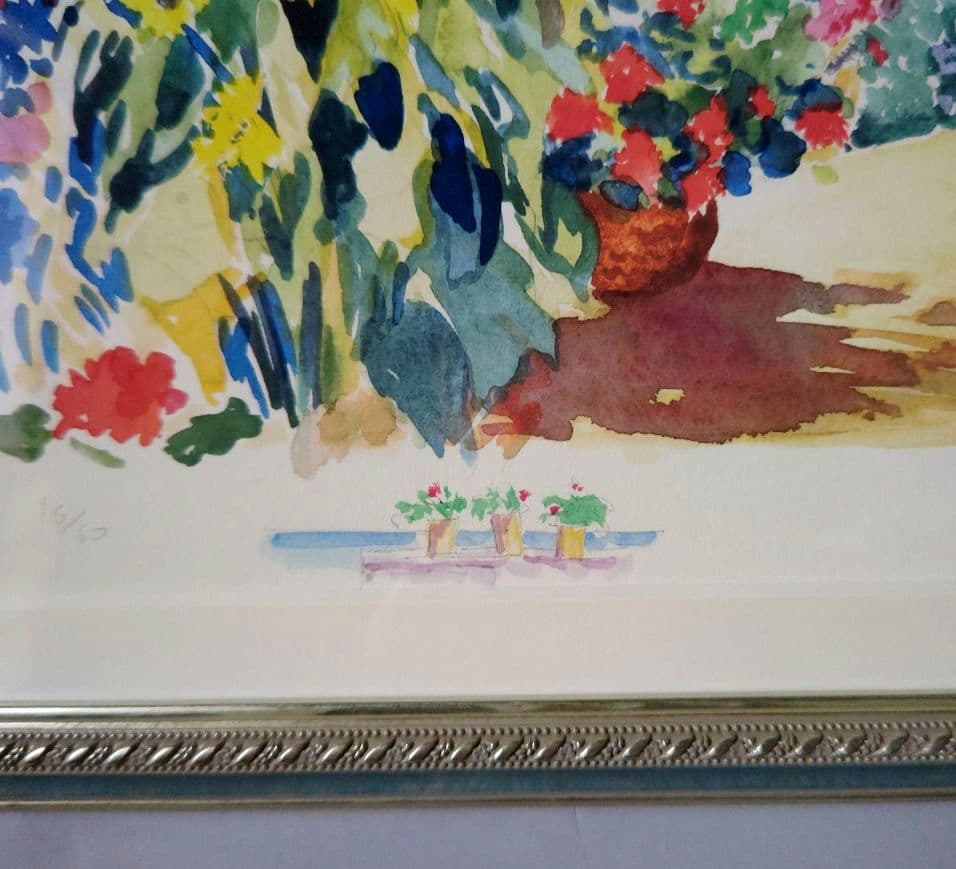 特価◯絵画 シルクスクリーン版画 額装品