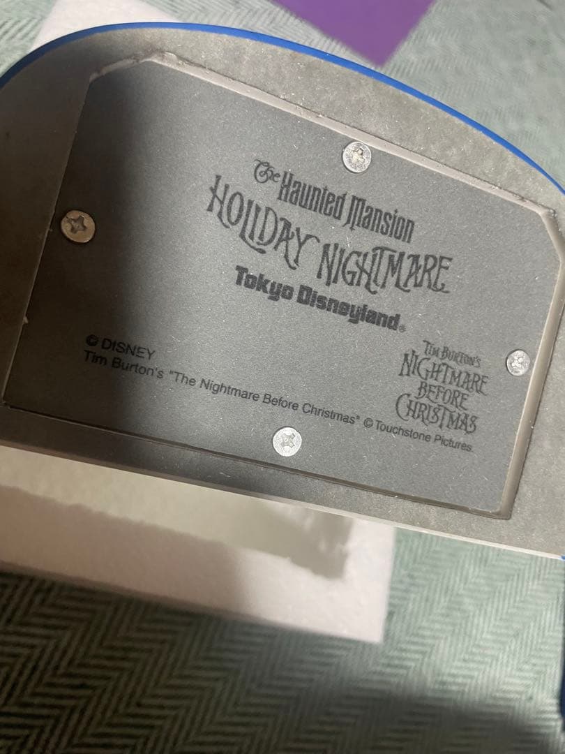 激レア　ディズニーリゾート　HOLIDAY NIGHTMARE クロック