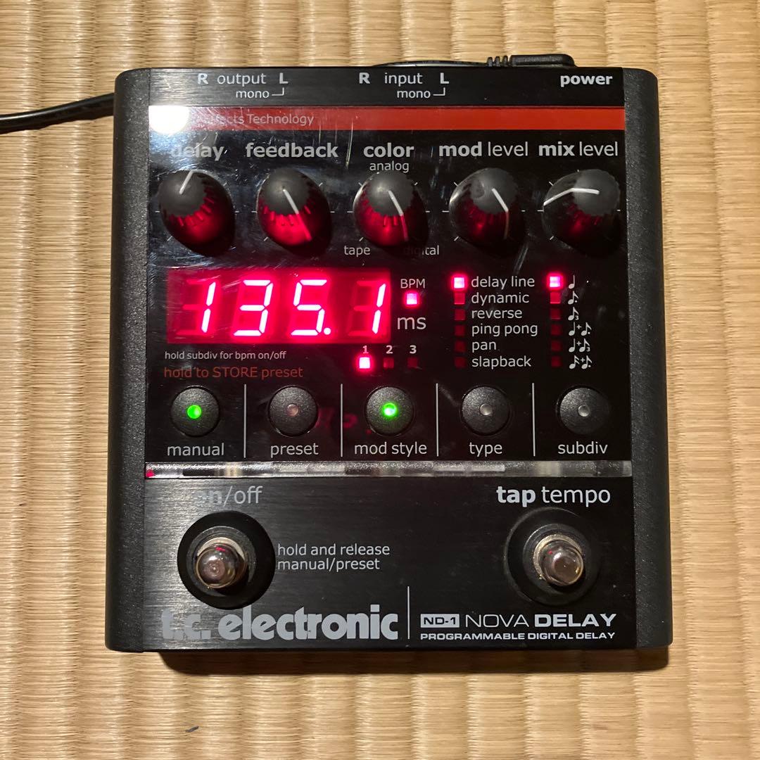 ギター TC Electronic Nova Delay