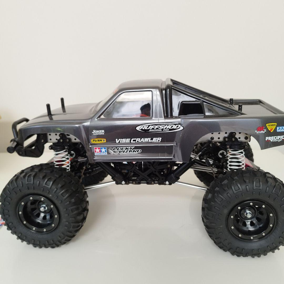 タミヤ　CR01 ロックソッカー　クローラー　4ws化　オプションあり