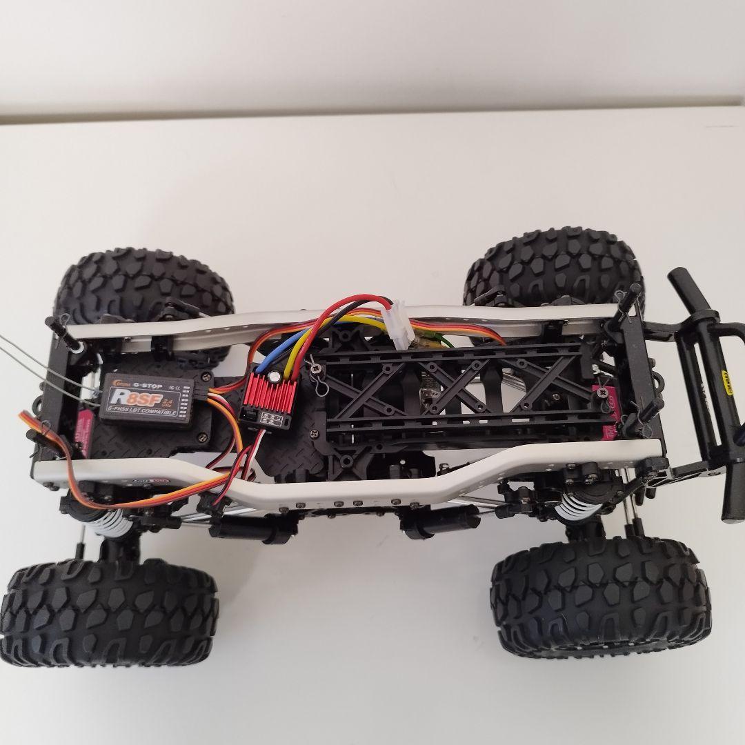 タミヤ　CR01 ロックソッカー　クローラー　4ws化　オプションあり