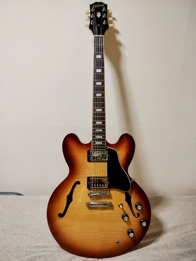 T！Epiphone ES-335 Figured IG/美品/Hケース