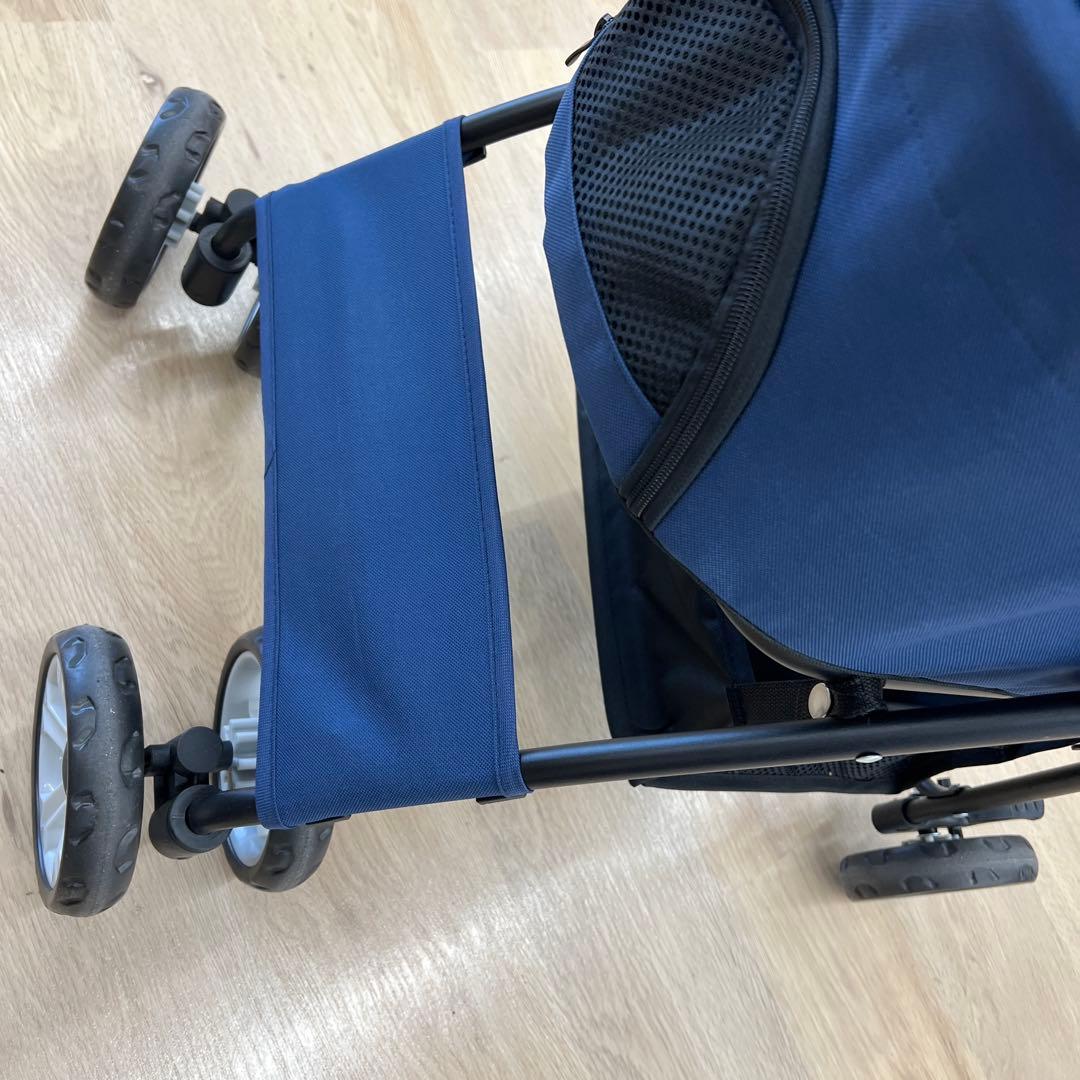 ネイビー ナイロン ペットカート