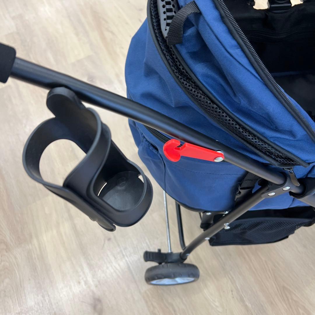 ネイビー ナイロン ペットカート