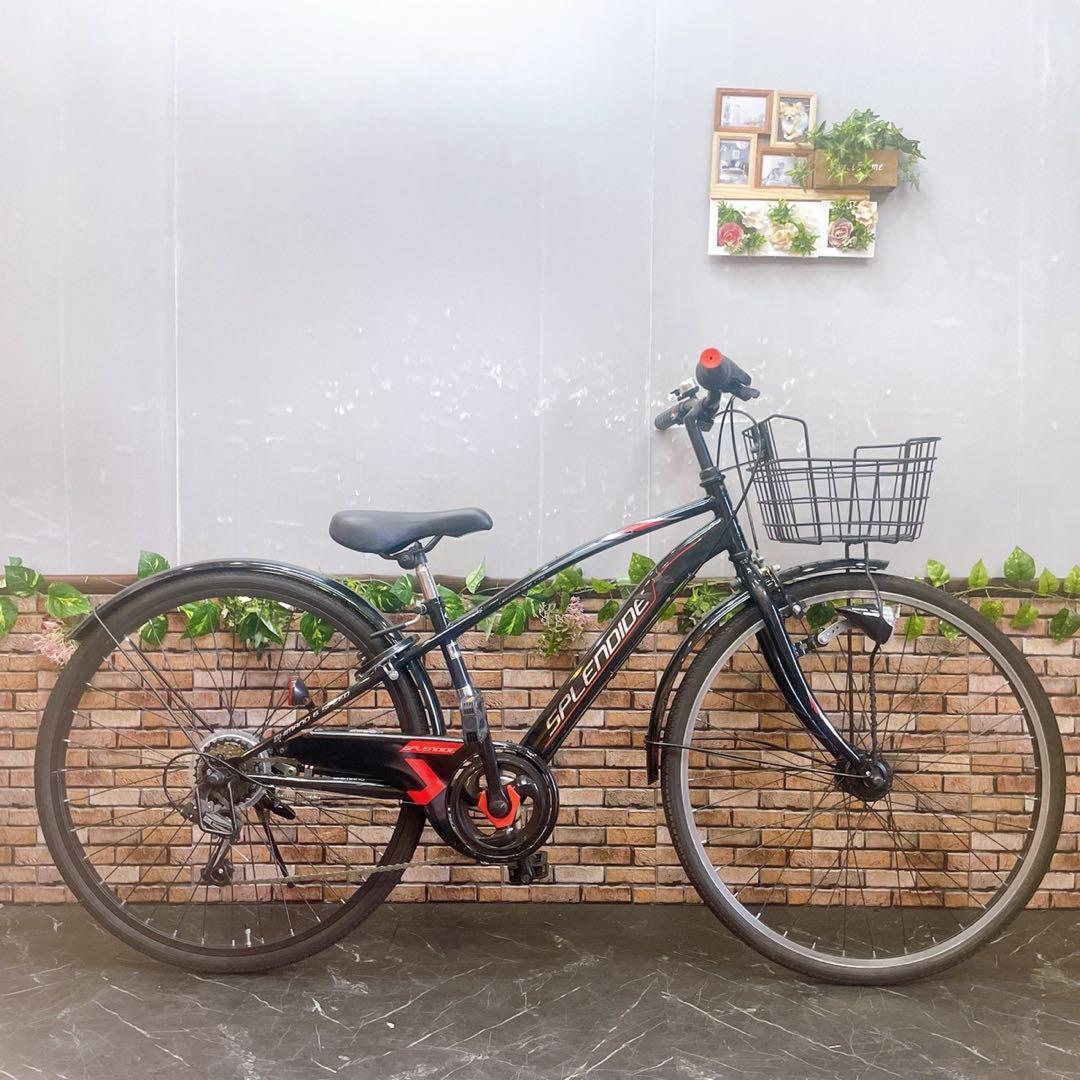 【9】子供用自転車 子供車 SPLENDIDE ブラック 26インチ