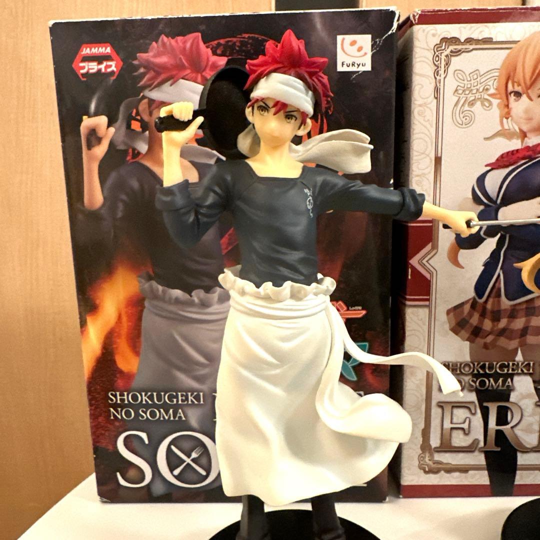 食戟のソーマ 幸平創真 薙切えりな フィギュア プライズ furyu