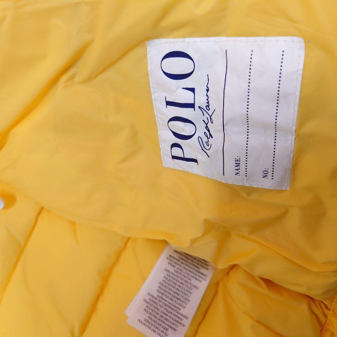 ラルフローレン　ダウンジャケットイエロー　2T90、95サイズ