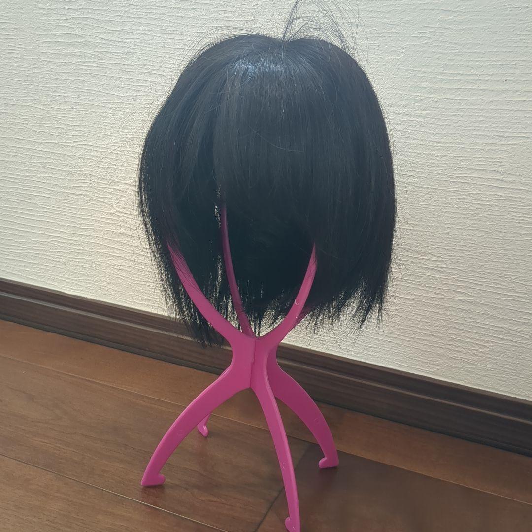 ウィッグ　ショート　ブラック　黒　リネアストリア