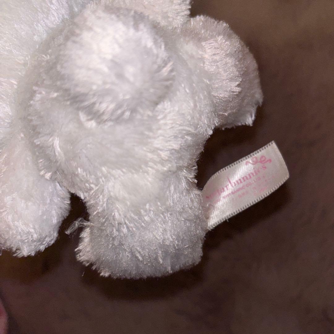 シュガーバニーズ　しろうさ　クリアアクセサリーぬいぐるみ