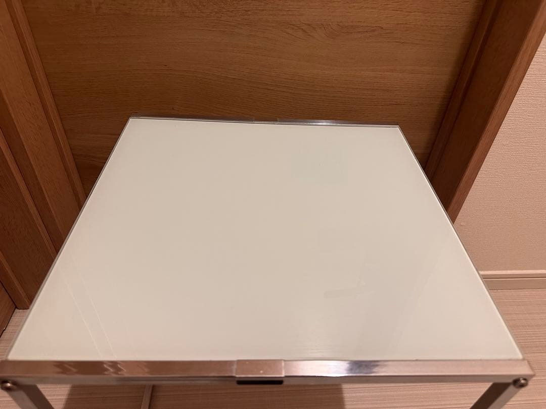 ガラステーブル サイドテーブル スペースエイジ ミッドセンチュリー