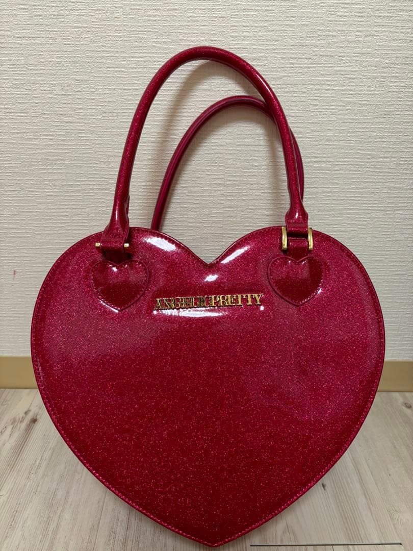 S*I様 グリッターLove Heartトートバッグ