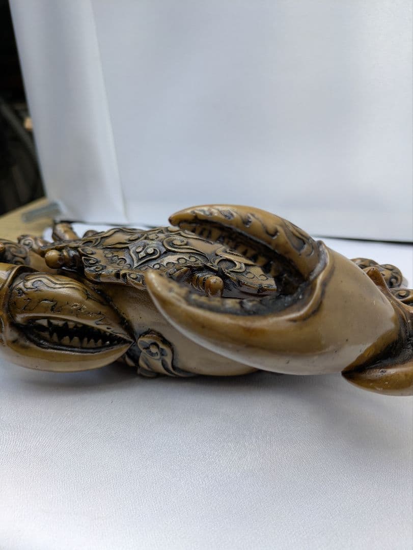 ☆b479、蟹 置物 風水 カニ 風水置物 インテリア 金運祈願 開運