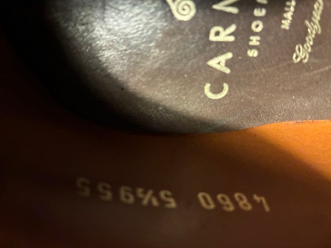 カルミナ　スエードプレーントゥ　5.5表記