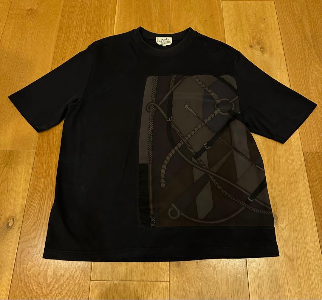 HERMES エルメスコットン✖︎シルクTシャツ